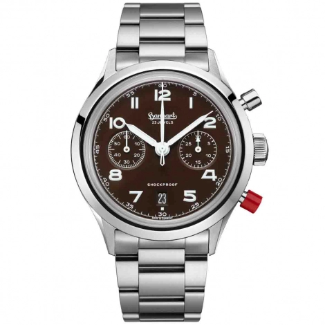 Montre Hanhart 417 ES Mocha Flyback Steve Mc. 