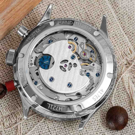 Montre Hanhart 417 ES Mocha Flyback Steve Mc. 