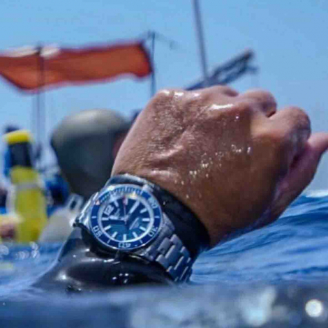 Montre Hanhart Aquasphere FreeFall Blue