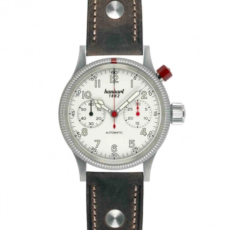 Montre Hanhart Pioneer MK1 off-white