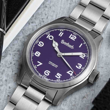 Montre Hanhart Pioneer Preventor HD12 - Silk Purple