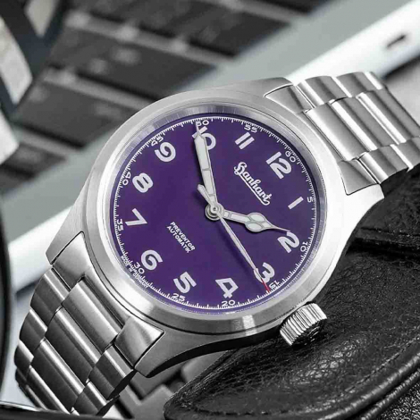 Montre Hanhart Pioneer Preventor HD12 - Silk Purple