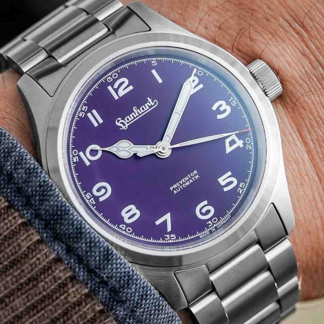 Montre Hanhart Pioneer Preventor HD12 - Silk Purple