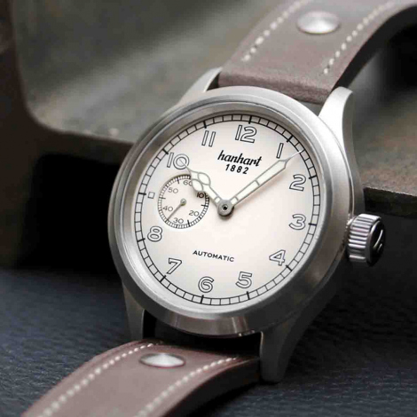 Montre Hanhart Pioneer Preventor9 Blanc