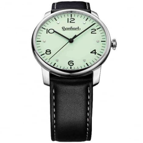 Montre Hanhart Pioneer Silva Pistachio - Noir
