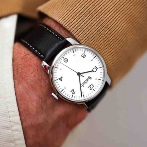 Montre Hanhart Pioneer Silva White