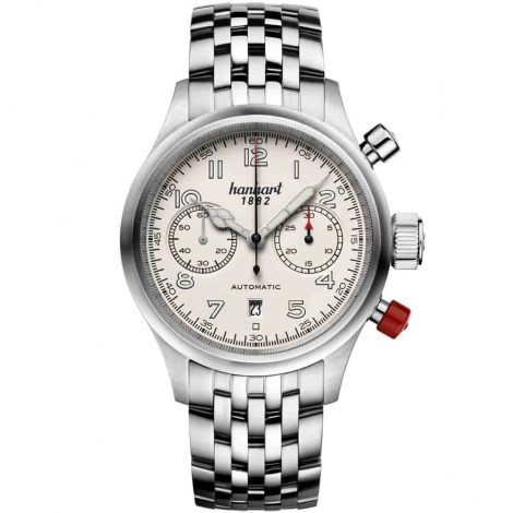 Montre Hanhart Pioneer TwinControl off-white