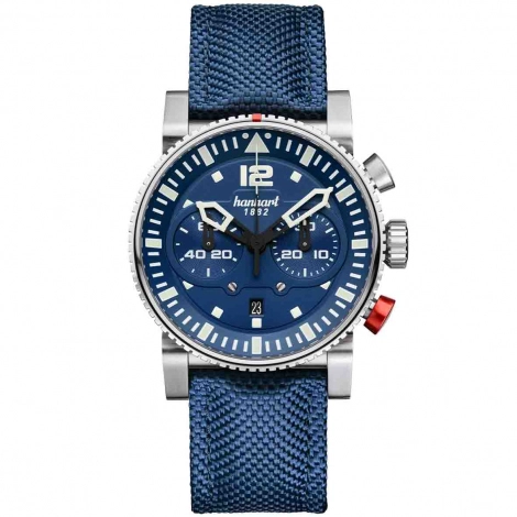 Montre Hanhart Primus Pilot Bleu 
