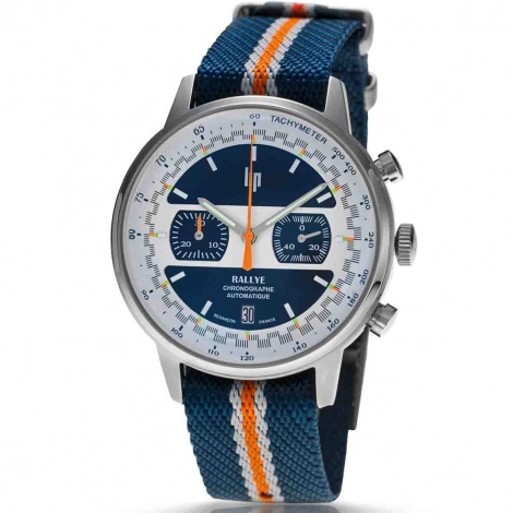 Montre Lip Rallye Chrono Auto Jacquard