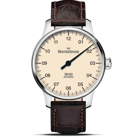 Montre MeisterSinger №03 38mm - Ivoire