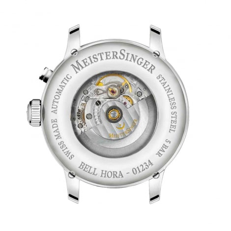 Montre MeisterSinger Bell Hora Ivoire naturel