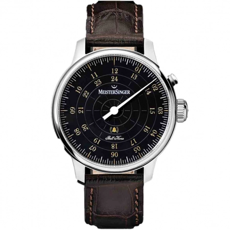 Montre MeisterSinger Bell Hora Noire & Dore