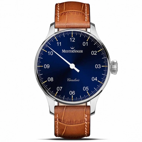 Montre MeisterSinger Circularis  Bleu soleill