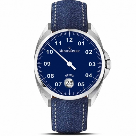 Montre MeisterSinger Metris - Bleu