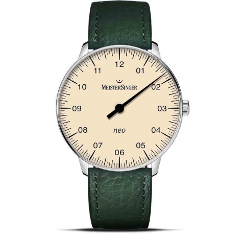 Montre MeisterSinger Neo - Ivoire avec verre saphir