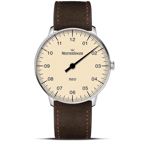Montre MeisterSinger Neo - Ivoire avec verre saphir