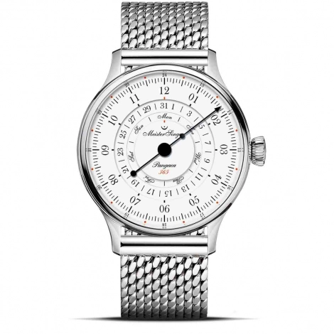Montre MeisterSinger Pangaea Day Date 365 - Blanc