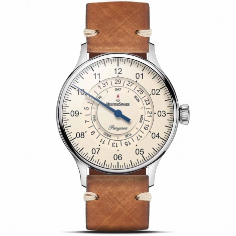 Montre MeisterSinger Pangaea Day Date - Ivoire