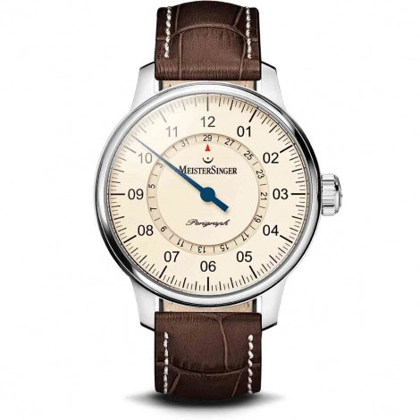 Montre MeisterSinger Perigraph - Ivoire