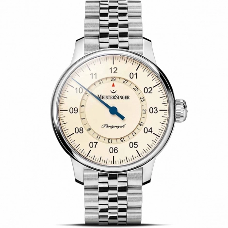 Montre MeisterSinger Perigraph - Ivoire