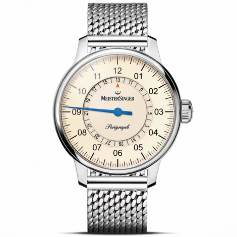 Montre MeisterSinger Perigraph - Ivoire