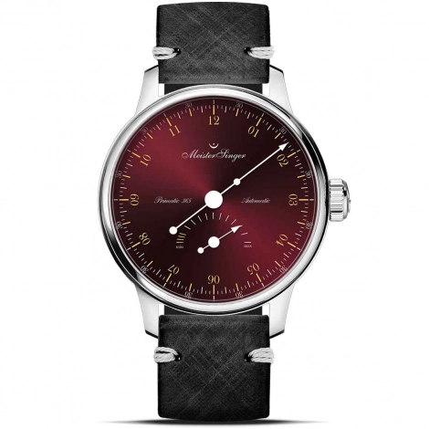 Montre MeisterSinger Primatic - Bordeaux