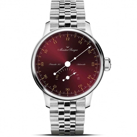 Montre MeisterSinger Primatic - Bordeaux