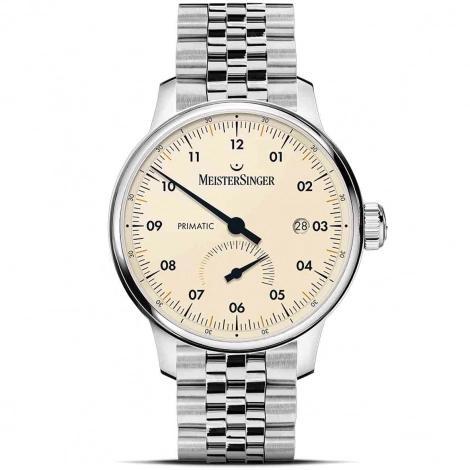 Montre MeisterSinger Primatic - Ivoire