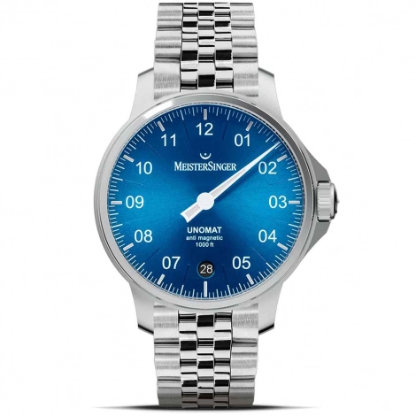 Montre MeisterSinger Unomat - Bleu