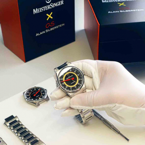 Montre MeisterSinger X Alain Silberstein Edition Kaenos Open Date