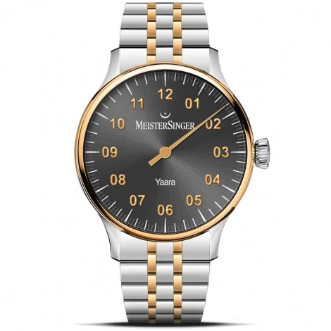 Montre MeisterSinger Yaara - Anthracite avec Or
