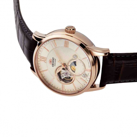 Montre Orient Classic Sun & Moon Coeur Ouvert