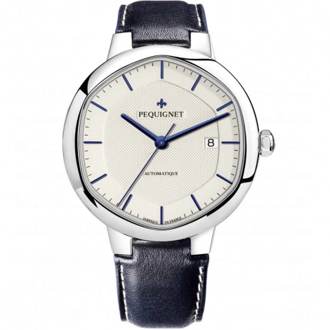 Montre Pequignet Exagone blanc