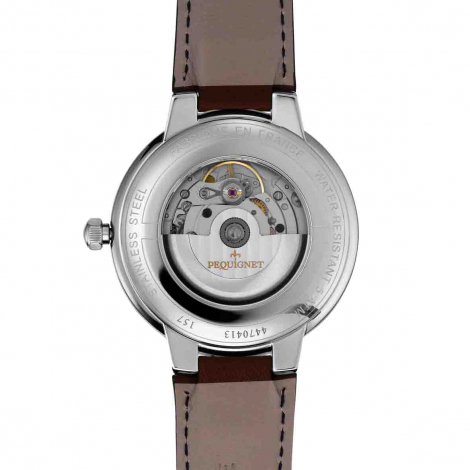 Montre Pequignet Exagone blanc
