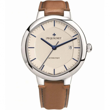 Montre Pequignet Exagone blanc