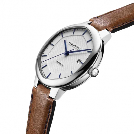 Montre Pequignet Exagone blanc