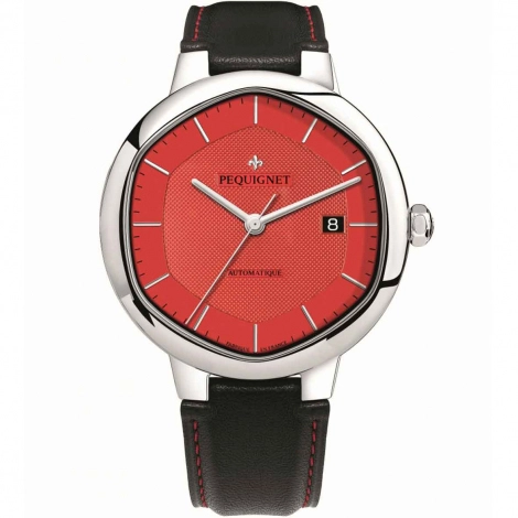 Montre Pequignet Exagone Rouge