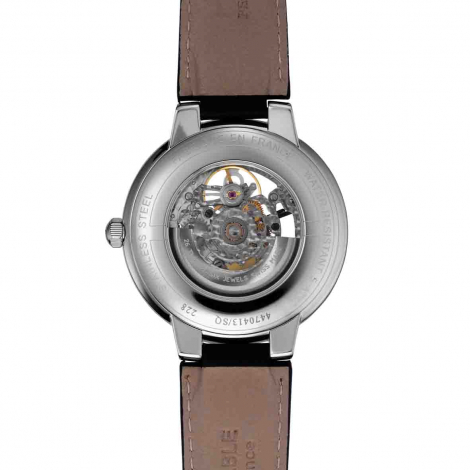 Montre Pequignet Exagone Squelette blanc