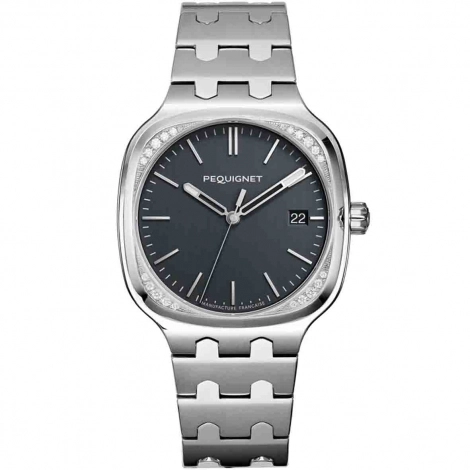 Montre Pequignet Manufacture Concorde 20 Diamants - 40mm