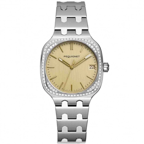 Montre Pequignet Manufacture Concorde 76 Diamants - 36mm