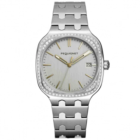 Montre Pequignet Manufacture Concorde 84 Diamants - 40mm