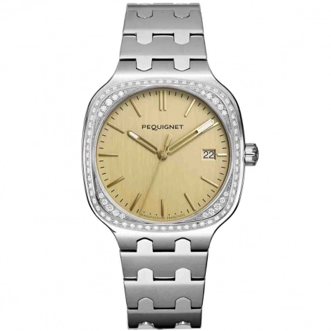 Montre Pequignet Manufacture Concorde 84 Diamants - 40mm