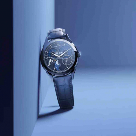 Montre Pequignet Royale saphir - Cadran Bleu Lapis-lazuli Edition Limite