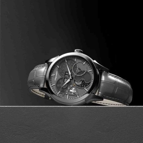 Montre Pequignet Royale saphir - Cadran Gris d'Ombre