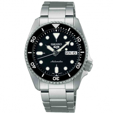 Montre Seiko 5 Automatique - Cadran Argenté, Acier Inoxydable, Jour-date - Occasion