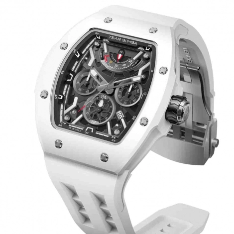 Montre Tsar Bomba - Atomic - Cramique - Blanc