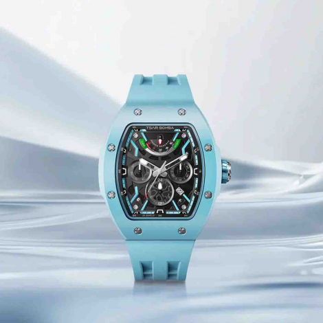 Montre Tsar Bomba - Atomic - C�ramique - Bleu