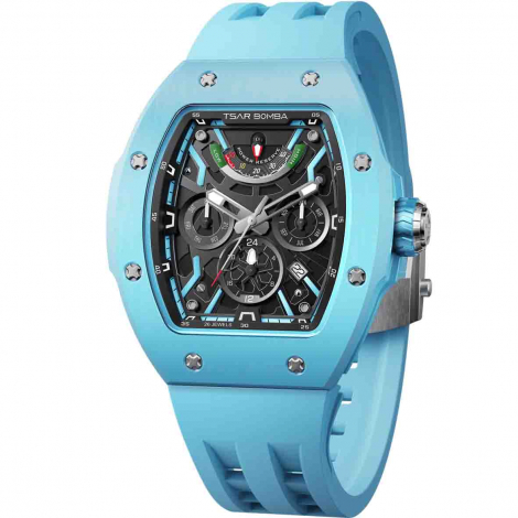 Montre Tsar Bomba - Atomic - C�ramique - Bleu