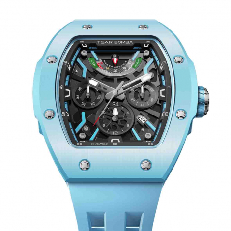 Montre Tsar Bomba - Atomic - C�ramique - Bleu