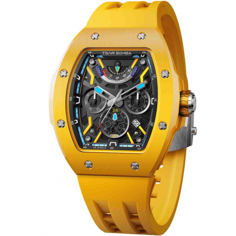 Montre Tsar Bomba - Atomic - Cramique - Jaune